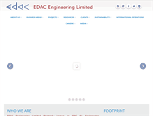 Tablet Screenshot of edacengineering.com